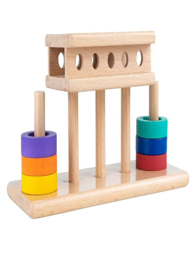 Tinker Box Ring Slide Game | 12+ Months | Montessori Wooden Puzzle Toy for Toddlers & Kids | Fun Learning Game for Hand-Eye Coordination & Logical Thinking | Safe & Durable - Image 1