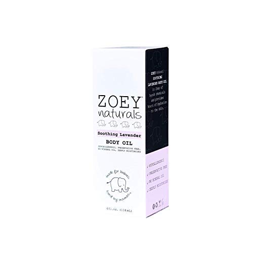 Absolutely Natural Zoey Naturals Soothing Lavender Body Oil for Kids and Babies Calming Moisturizing Hydrating Made in USA - Image 2