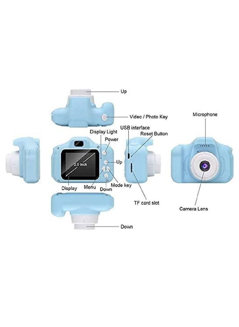GENNEXT Kid's Digital Video Mini Rechargeable Camera,8MP HD (Blue)  - Image 2