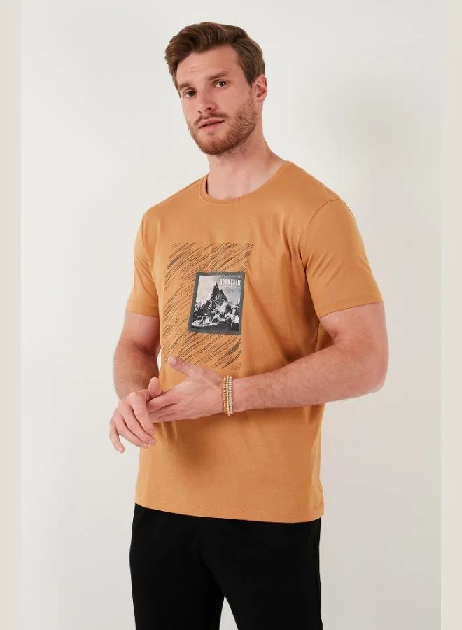 Buratti  Buratti Cotton Slim Fit Crew Neck T Shirt Men's T SHIRT 646R8320 for Men | Best Price UAE