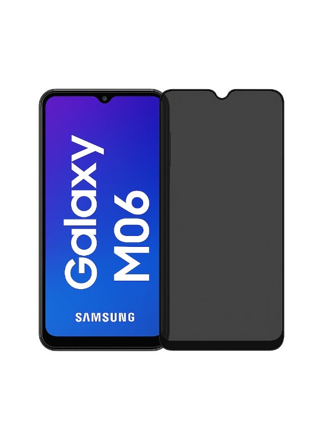 Original Privacy Screen Protector for Samsung Galaxy M06 – Anti-Static Tempered Glass with ESD Privacy, 9H Hardness, Anti-Peep, Dust-Proof, Super Smooth Touch - Image 1