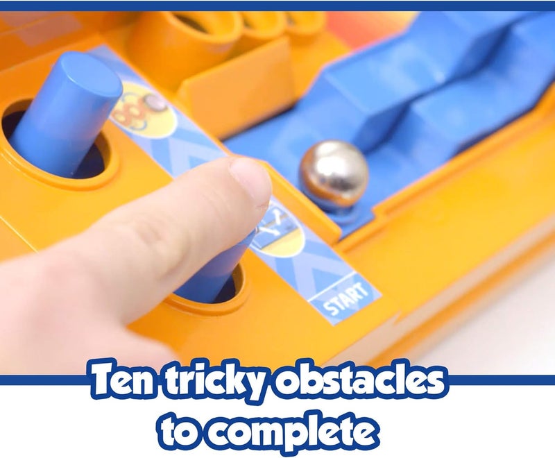 تومي لعبة TOMY Screwball Scramble المستوى 2 للأطفال الرجعية، لعبة لوحية تعليمية للأطفال في مرحلة ما قبل المدرسة، لعبة ألغاز عائلية، لعبة للأطفال من سن 5 و6 و7 و8 و9 سنوات للبنين والبنات، متعددة الألوان، T73109FR - Image 3
