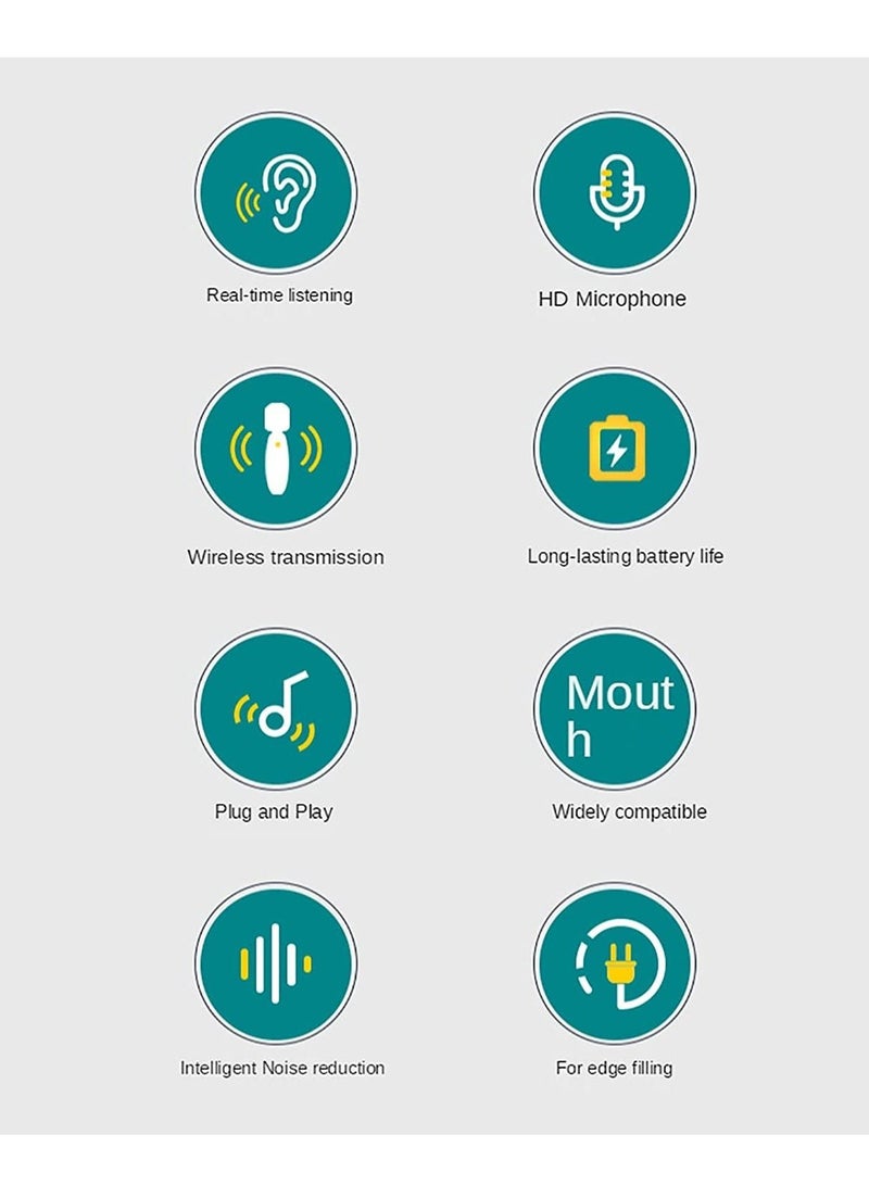 ELTRAZONE Wireless Lavalier Microphone for iPhone TYPE-C, Lapel Mic for YouTube Facebook Live Stream TikTok Vlog Video Recording Noise Reduction Auto Sync Plug Play (NO APP or Bluetooth),Iphone two microphones - Image 5