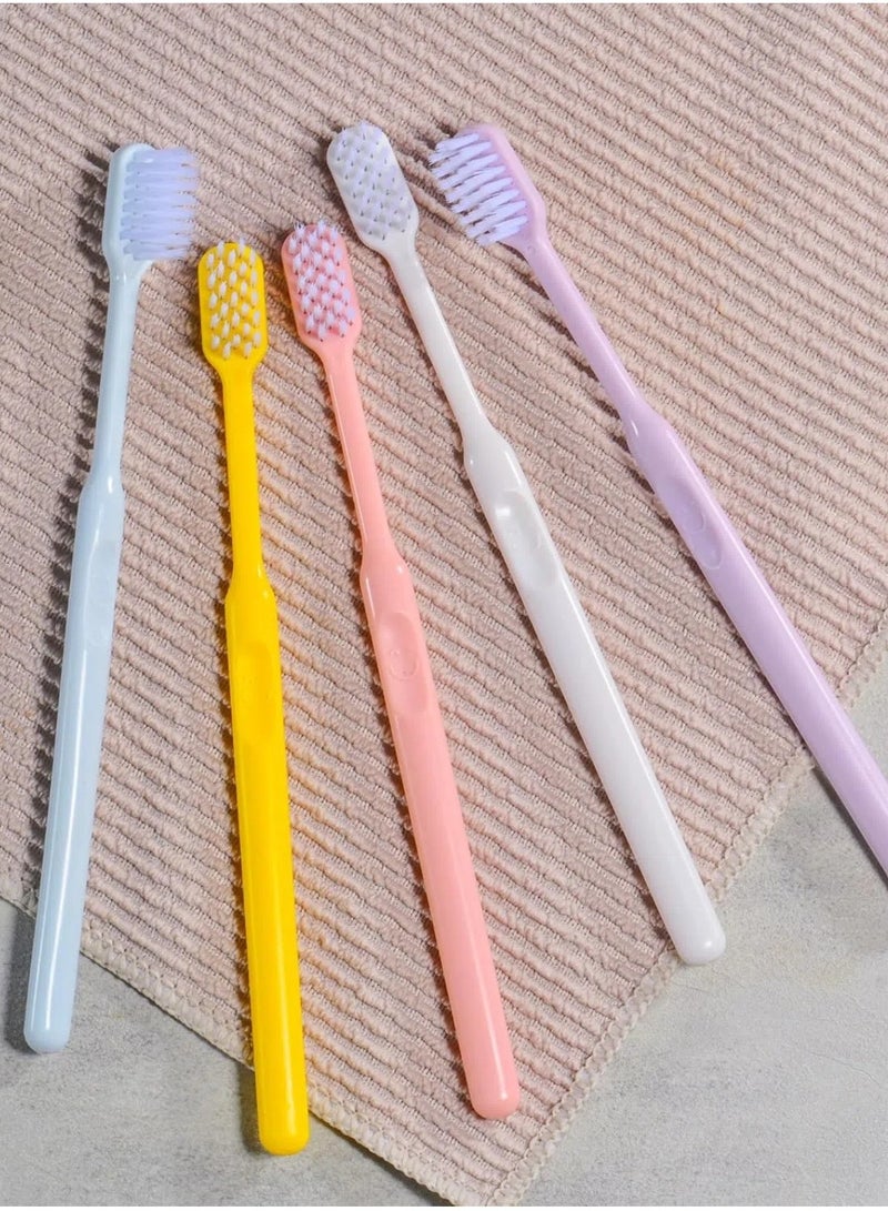 CHU DAI 20 Pieces Soft Bristle Toothbrush Manual Soft Toothbrush for Adults, Ultra Clean Toothbrush,Travel Hotel Toothbrush, Colors May Vary - Image 2