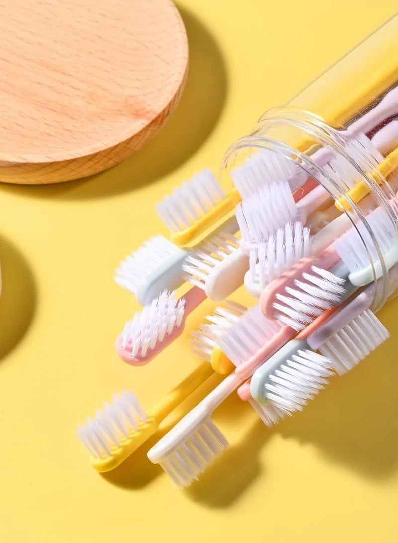 CHU DAI 20 Pieces Soft Bristle Toothbrush Manual Soft Toothbrush for Adults, Ultra Clean Toothbrush,Travel Hotel Toothbrush, Colors May Vary - Image 3