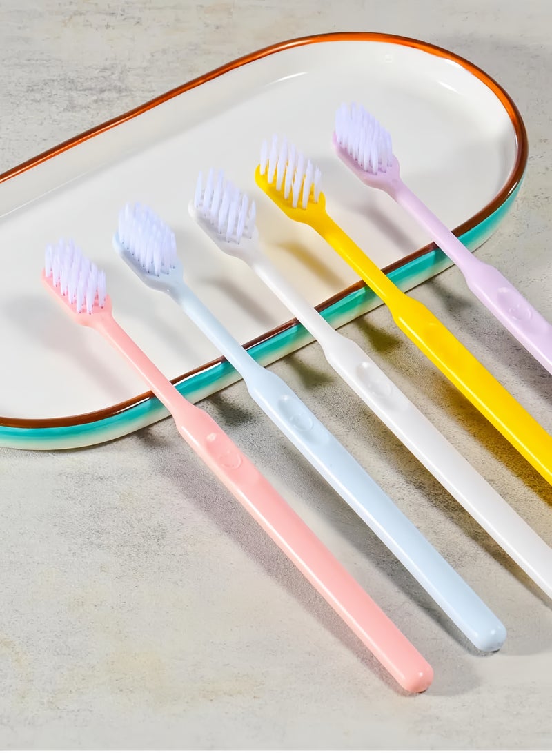 CHU DAI 20 Pieces Soft Bristle Toothbrush Manual Soft Toothbrush for Adults, Ultra Clean Toothbrush,Travel Hotel Toothbrush, Colors May Vary - Image 4