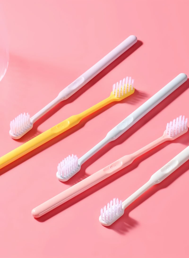 CHU DAI 20 Pieces Soft Bristle Toothbrush Manual Soft Toothbrush for Adults, Ultra Clean Toothbrush,Travel Hotel Toothbrush, Colors May Vary - Image 5
