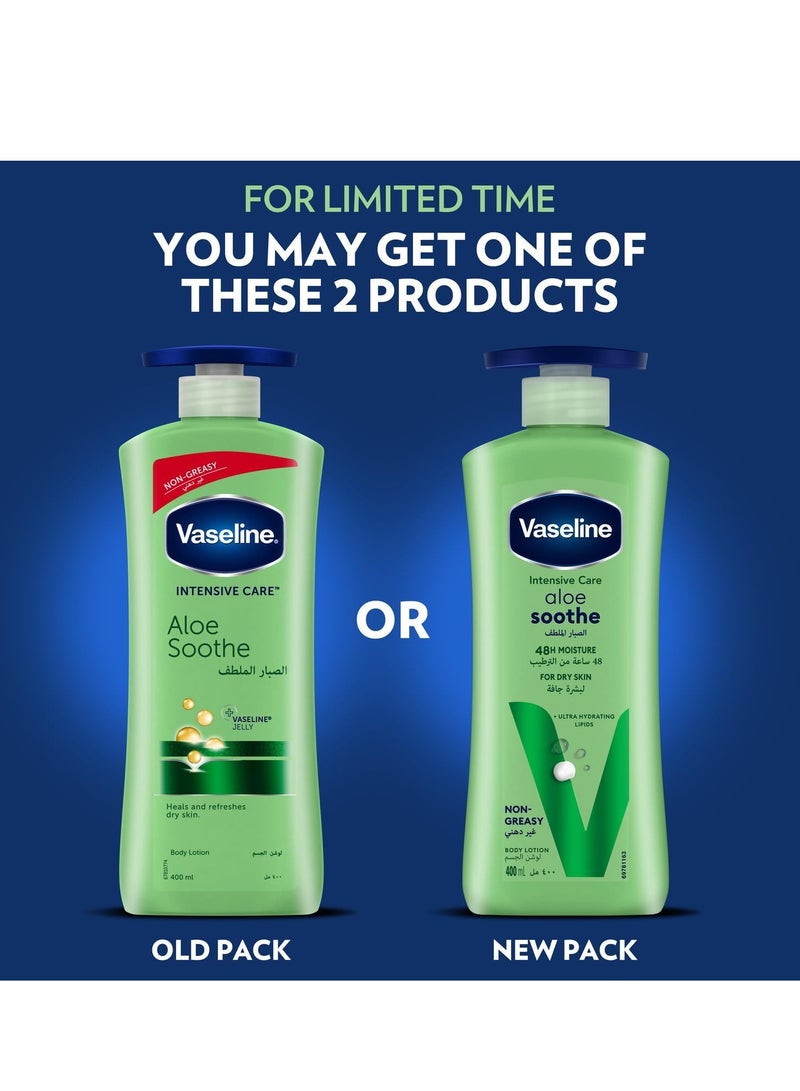 فازلين لوشن 400 مل بالصبار يهدئ رطوبة 48 ساعة - Image 3