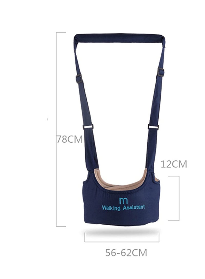 SYOSI Baby Walker Toddler Walking Harness, Adjustable Baby Walking Wings Learn to Walk Assistant Baby Walker Protective Belt, Safe Standing Walk Tool-Help Baby Keep Balance Walk(Navy Blue) - Image 4