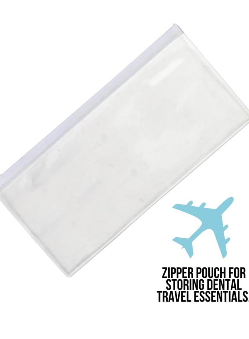 Gum Gum Stimulator - Rubber Tip Gingival Stimulator Dental Tools, Gum Soft Picks Massager with Travel Zipper Pouch- 3 Pack Total - Image 2