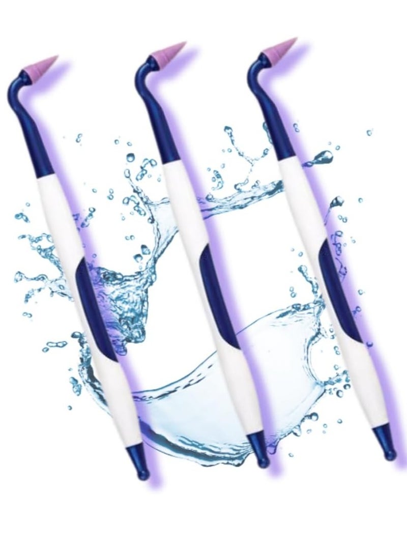 Gum Gum Stimulator - Rubber Tip Gingival Stimulator Dental Tools, Gum Soft Picks Massager with Travel Zipper Pouch- 3 Pack Total - Image 4