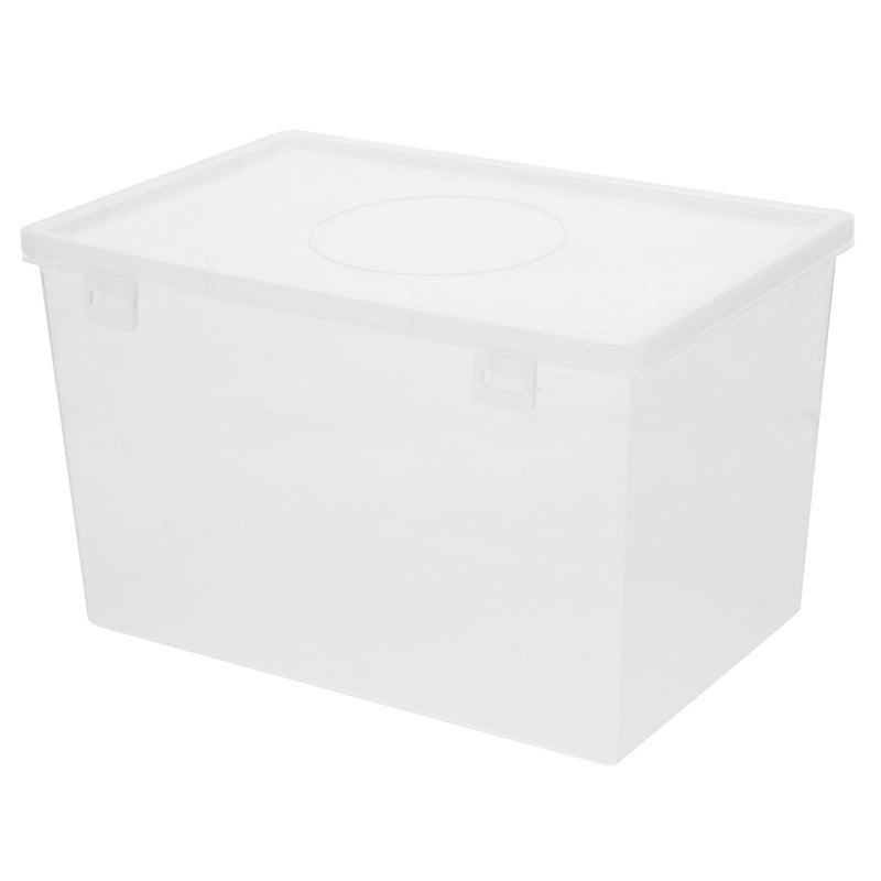 Plastic Bread Storage Box Container with Lid For Fridge Kitchen Organization Food Freshness Keeper Suitable For Toast Sandwiches Snacks - Image 2