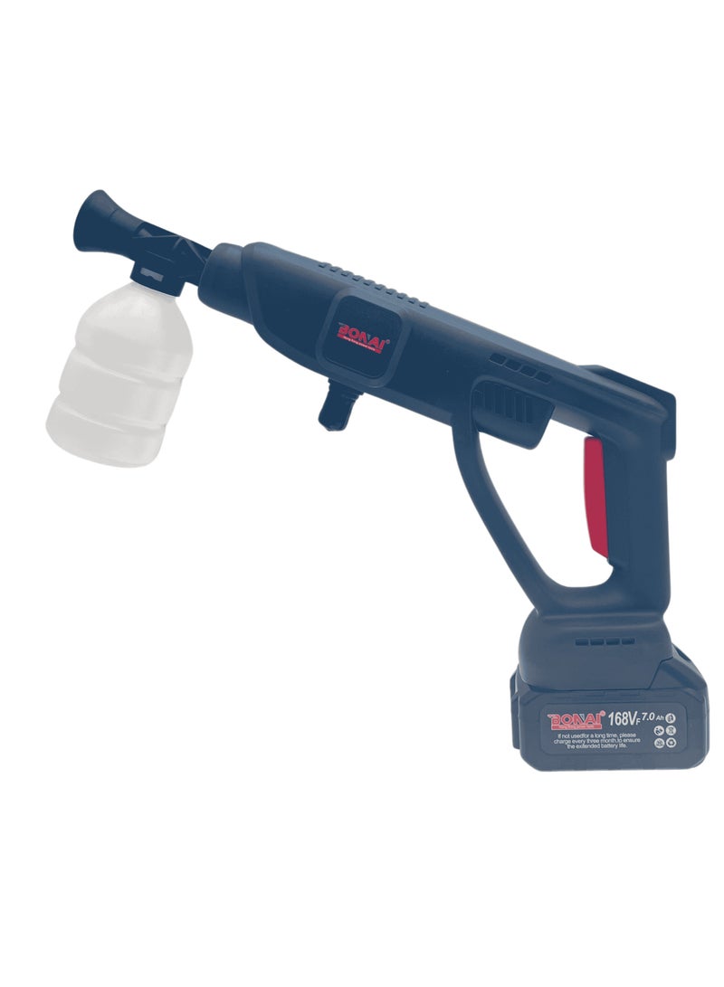 BONAI 168VF  Portable Pressure Washer, Cordless, Dual Water Source, Overheat Protection, Variable Spray Styles,  Multi-Function Washer,7.0 Ah Lithium Battery - Image 3