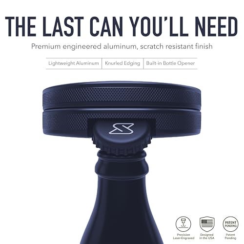 Syn Tin The Breacher | Metal Can with Bottle Opener | Metal Container | Pouch Container | Small Storage Tin | EDC (Covert Blue) - Image 2