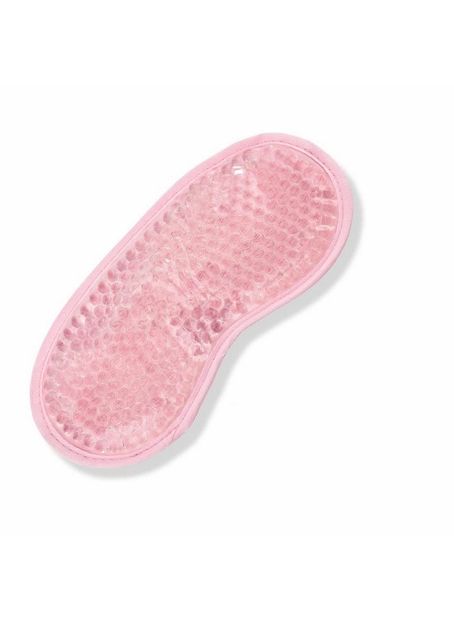 غوب قناع جل مهدئ للعين | مثالي للعيون المنتفخة والهالات السوداء | يهدئ ويزيل انتفاخ العيون المتعبة | يمكن استخدامه كقناع للنوم أثناء السفر | وردي - Image 2