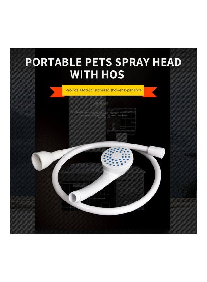 NIBEMINENT Portable Spray Head White 35.00x4.00x20.00cm  - Image 4