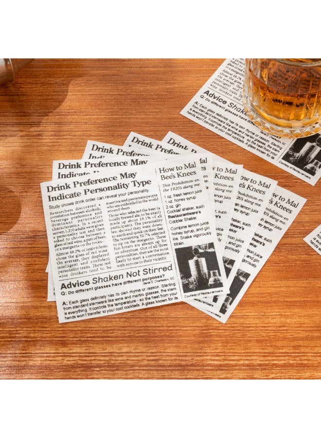 Restaurantware Napluxe  4.5 x 4.5 Inch  Cocktail Napkins, 500 Disposable  Beverage Napkins - Soft, Sustainable, Yellow Cotton Square Napkins , Highly Absorbent, For Weddings, Or Birthdays - Image 3