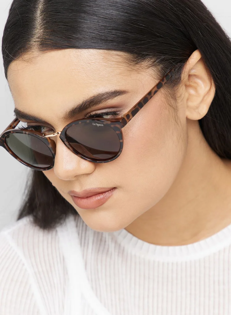 Le Specs Paradox Shape Sunglasses