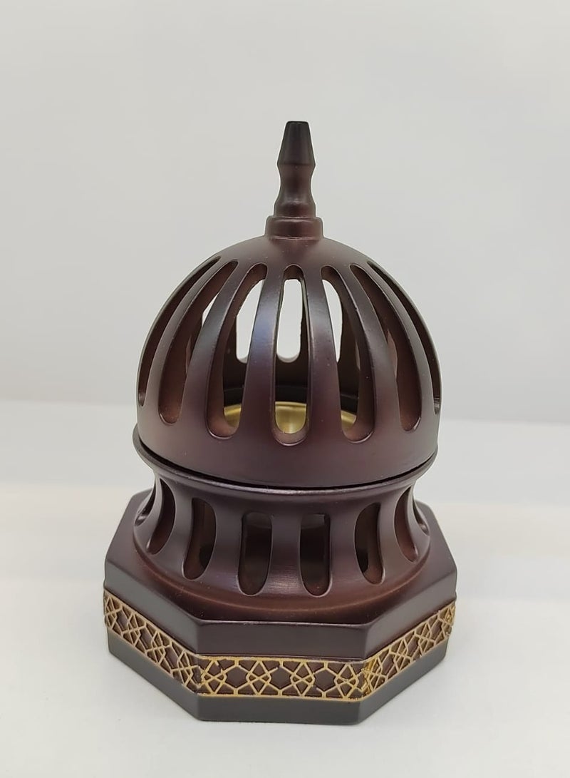 Elegant Bakhoor Burner With Magnetic Cover High Quality Resin Incense Holder For Home Office Spa Yoga And Wedding Gifts