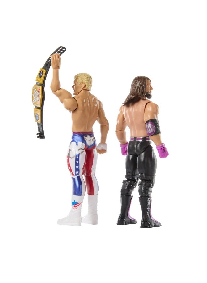 WWE Main Event Showdown Series-22 Cody Rhodes & AJ Styles JGD59 - Image 3