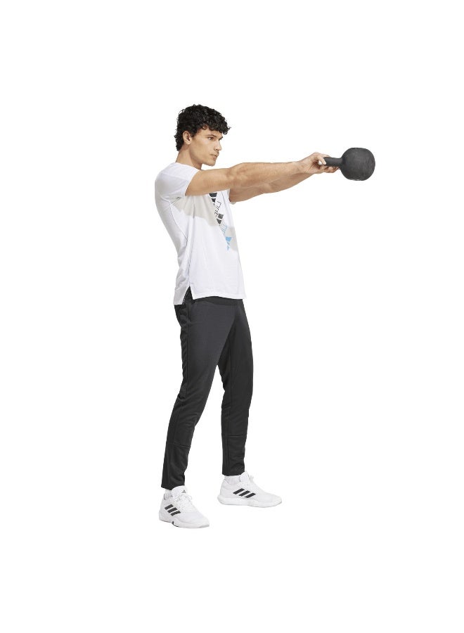 M D4T Logo G T White Training T-Shirts 2XS