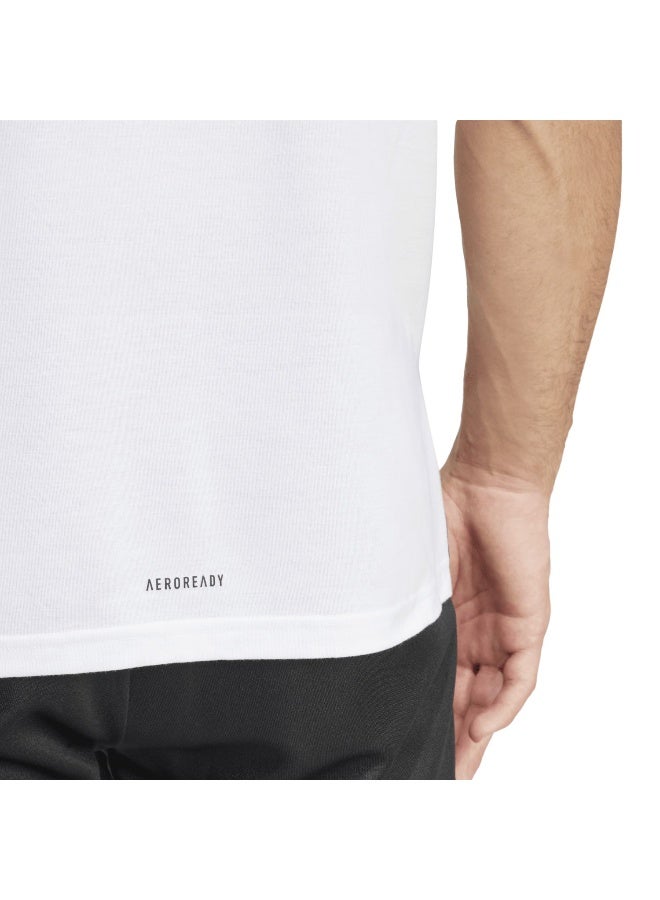 M D4T Logo G T White Training T-Shirts 2XS