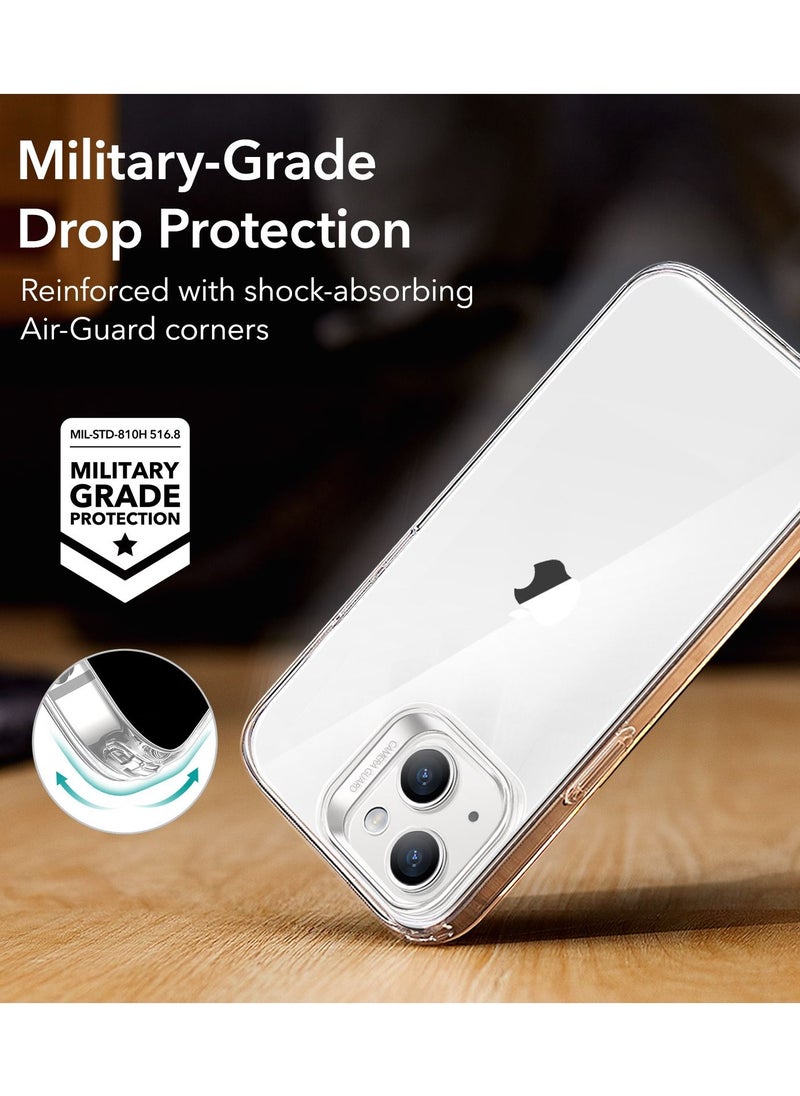 esrgear ESR Clear Case Compatible with iPhone 14 Plus Case, Shockproof Thin Silicone Cover, Yellowing-Resistant Slim Transparent TPU Phone Case, Project Zero Series, Clear  - Image 5