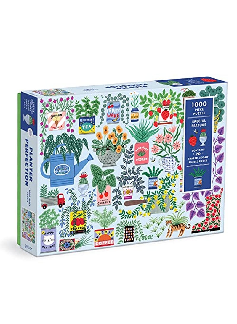Galison Puz 1000 Shaped PC Planter Perfection 