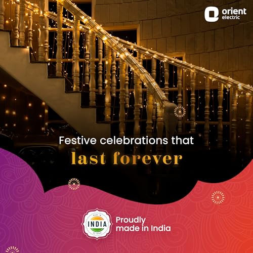 Orient Electric Orient Joylite Pixel Strip LED 10 m 46 LEDs Rope Light for Home Decoration | Indoor and Outdoor use | Direct Plug-in | Warm White, Pack of 20 - Image 2