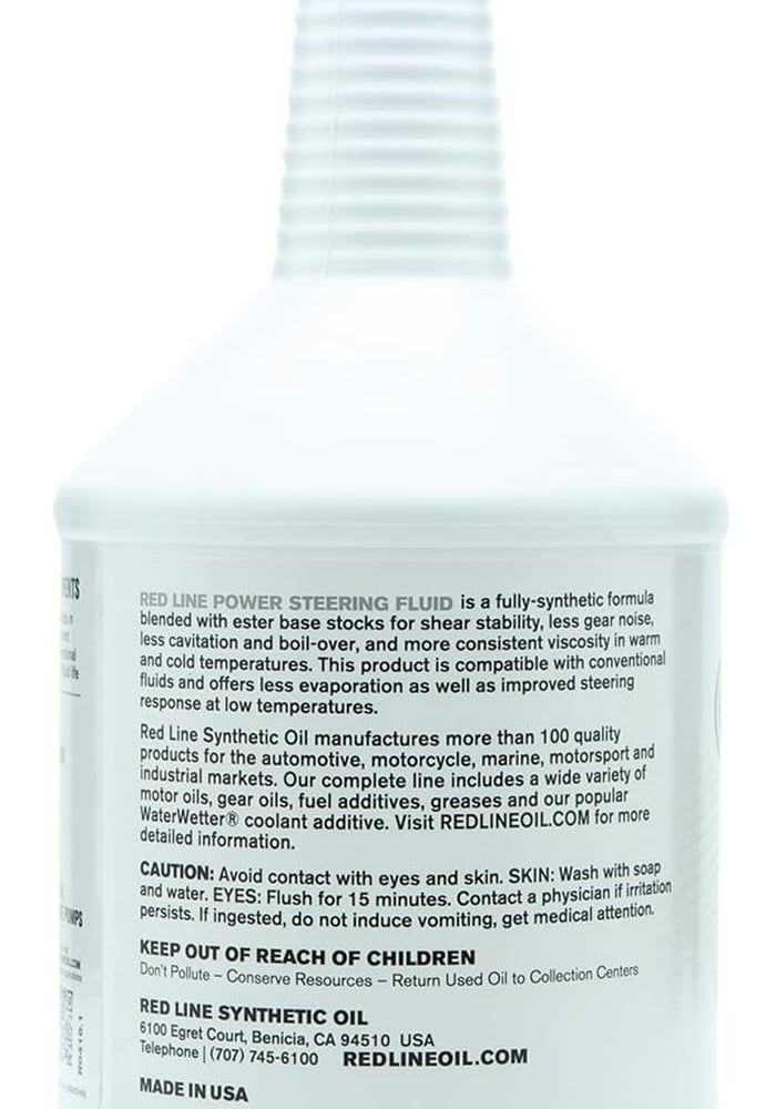 Red Line 30404 Power Steering Fluid - 1 Quart - Image 3