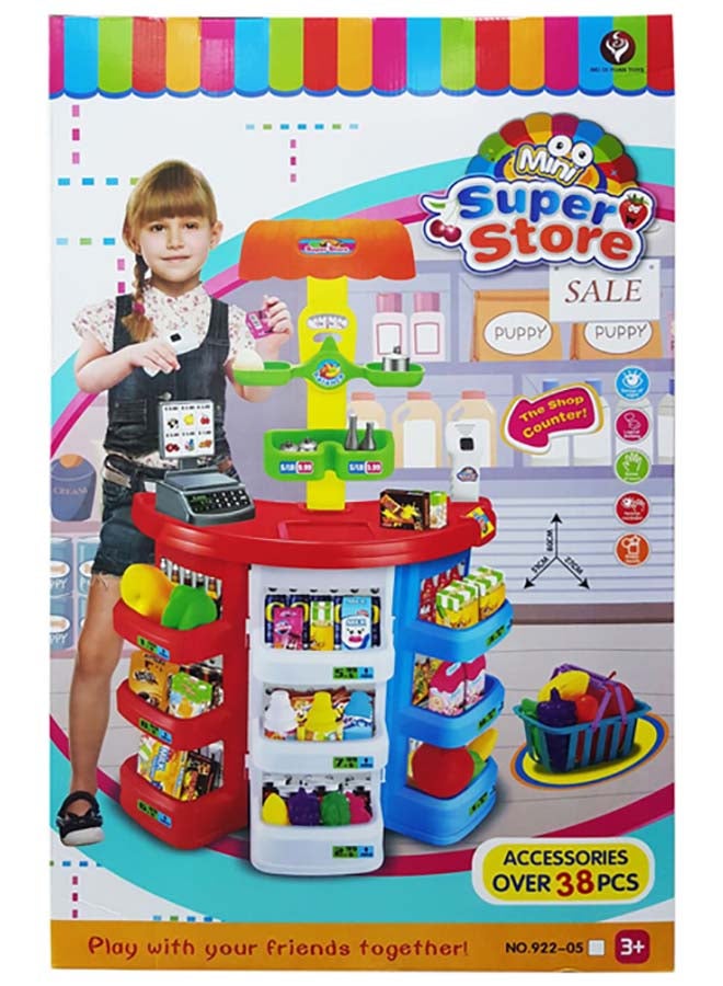 38-Piece Mini Super Store Shopping Set 922-05 - Image 1