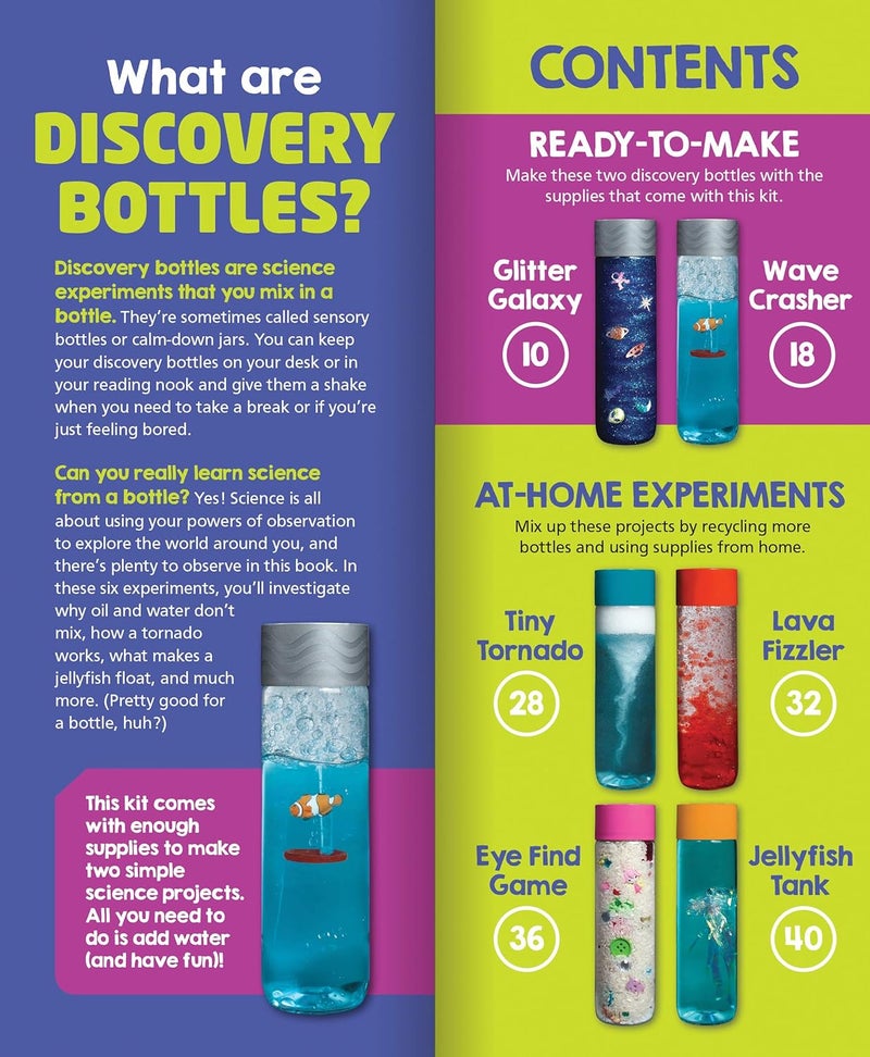 Scholastic Klutz Make Your Own Discovery Bottles Science Kit for Children - Image 3