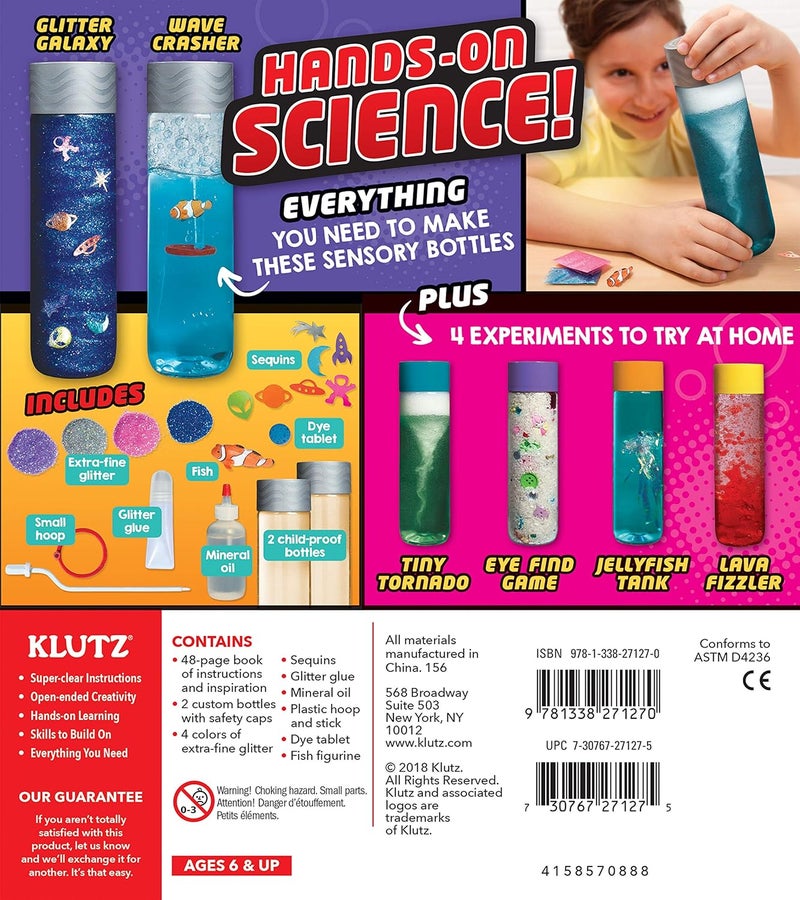 Scholastic Klutz Make Your Own Discovery Bottles Science Kit for Children - Image 2