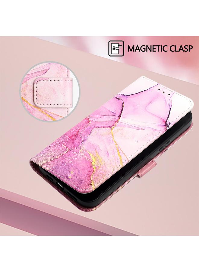 The Bros Case For Honor X9c Smart 5G PT003 Marble Pattern Flip Leather Phone Case - Image 2