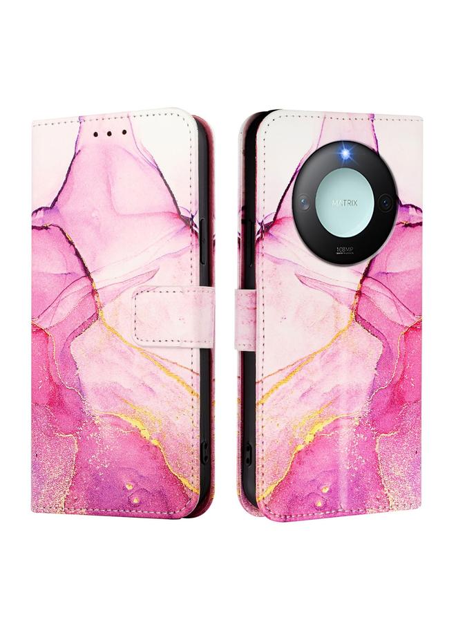 The Bros Case For Honor X9c Smart 5G PT003 Marble Pattern Flip Leather Phone Case - Image 3