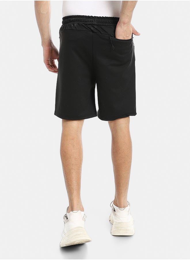 Red Circle - summer Melton shorts with zipper - Image 1
