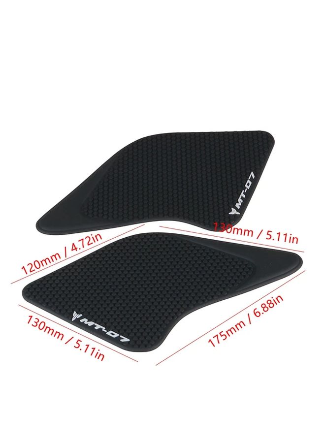 Motorcycle Tank Grip Pads For MT 07 2013 2017 Anti Slip Protector Stickers - Image 2
