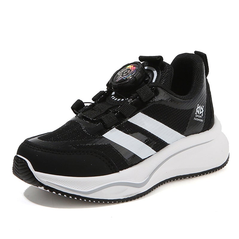 Mesh Sneakers Lightweight Flexible Sole Walking Shoes For Kids Indoor And Outdoor Activities - Image 1