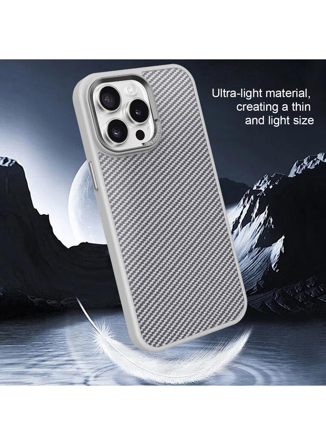 S-TOP Case For iPhone 13 Pro Carbon Fiber Texture MagSafe Magnetic Shockproof Phone Case - Image 3