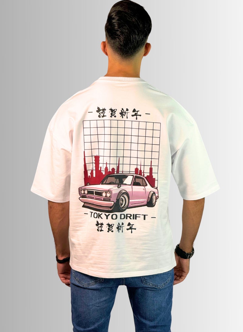 TAG OUT Tokyo Drift Oversized T Shirt  - Image 1