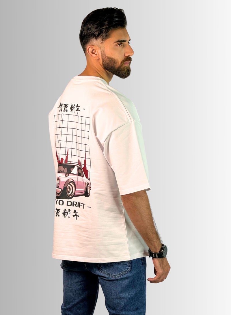 TAG OUT Tokyo Drift Oversized T Shirt  - Image 3