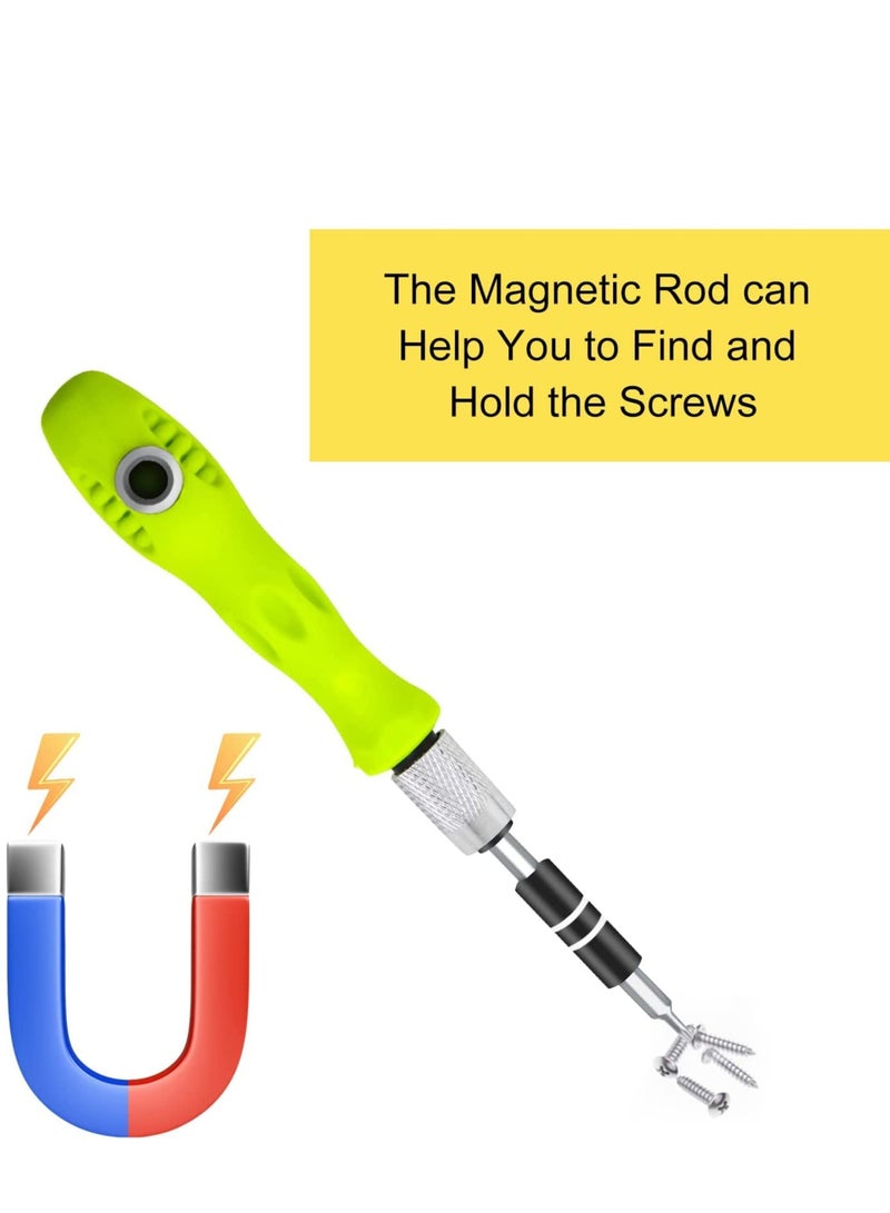 SYOSI 32 in 1 Small Screwdriver Set, Mini Magnetic Screwdriver Set, Contains 30 Bits Precision Repair Tool Kit, Universal Torx Screwdriver Tool Sets for Eyeglass, Watch, Phones, Laptop, Computers, Toys - Image 4