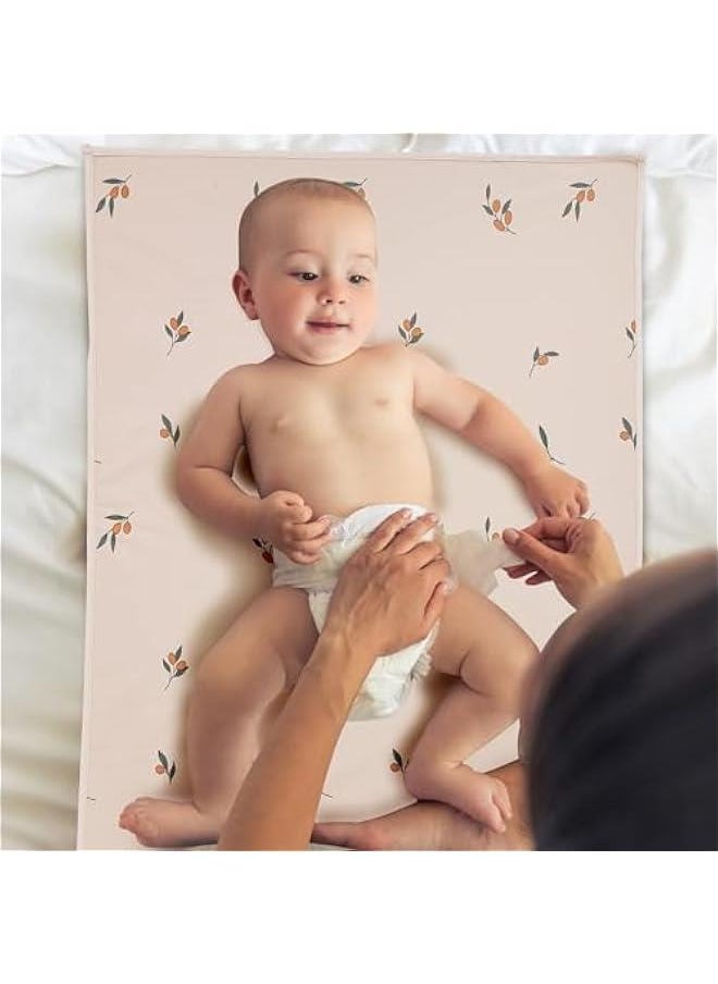 Gonice Portable Baby Changing Pad, Travel Waterproof Changing Mat for Newborn Baby, Reusable Foldable Changing Mat for Toddlers, Baby, Newborns, Newborns Toddlers Shower Gifts, 50 * 70 Cm  - Image 2