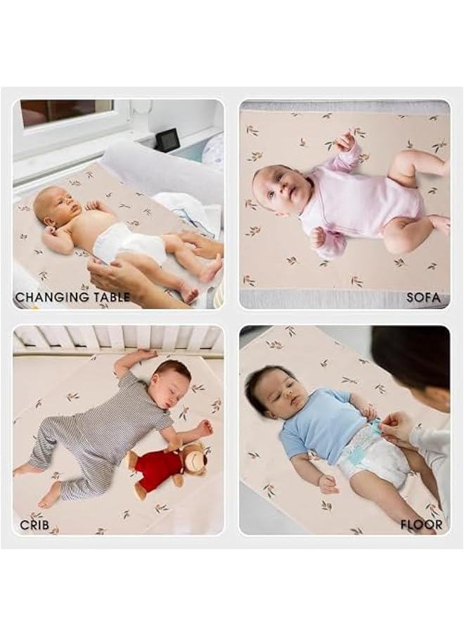 Gonice Portable Baby Changing Pad, Travel Waterproof Changing Mat for Newborn Baby, Reusable Foldable Changing Mat for Toddlers, Baby, Newborns, Newborns Toddlers Shower Gifts, 50 * 70 Cm  - Image 5