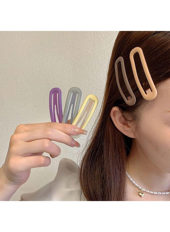 SUN Ring SUNRING Matte Snap Hair Clip Barrettes for Girls women No Slip Cute Solid Color Hair Accessories Hair Pins Hair Metallic bobby pins (Multicolor) (Pack of 10, Multicolor) - Image 4