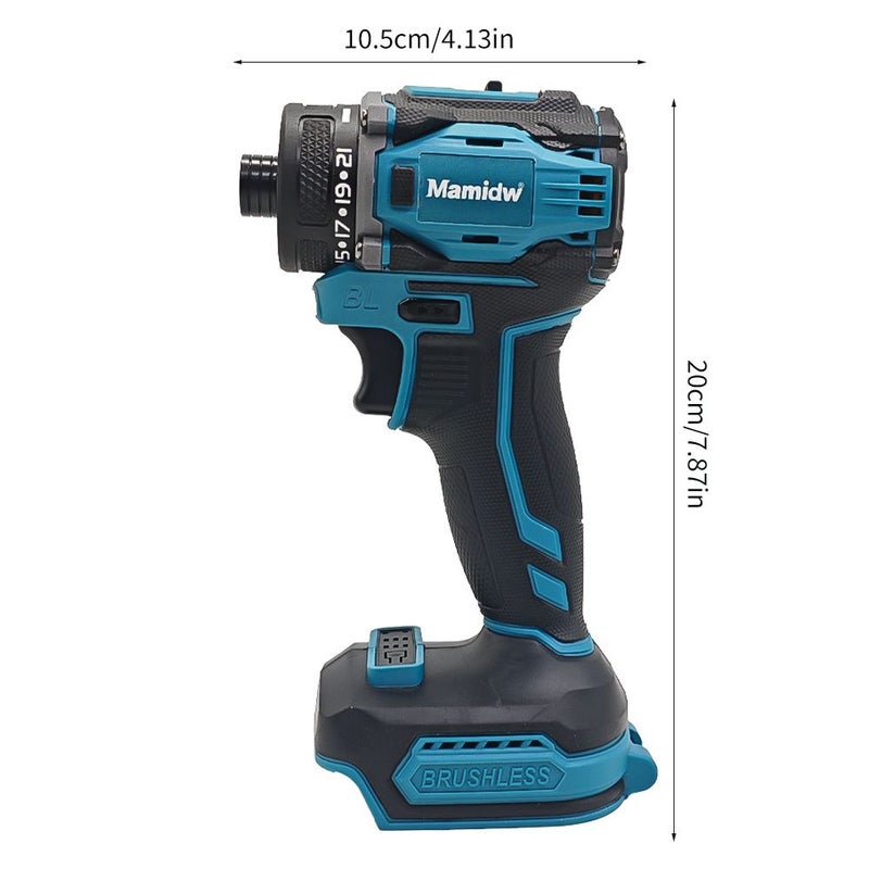 380Nm Brushless Impact Driver Bare Tool For Makita 18V 21 Position Clutch Variable Speed Compact Design Professional Use - Image 1
