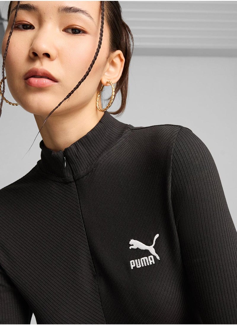 PUMA Ribbed Mini Dress - Image 3
