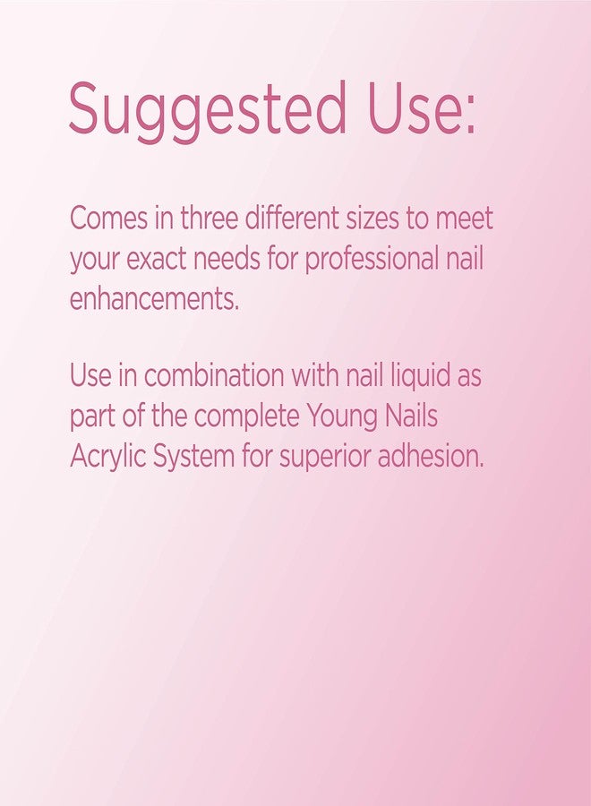 Young Nails Acrylic Core Powder - Self-Leveling Acrylic Nail Powder, Clear Nude Pink White Acrylic Powder for Nail Extenstion, Professional Grade, Superior Adhesion, Color - French Pink, 85g - Image 4