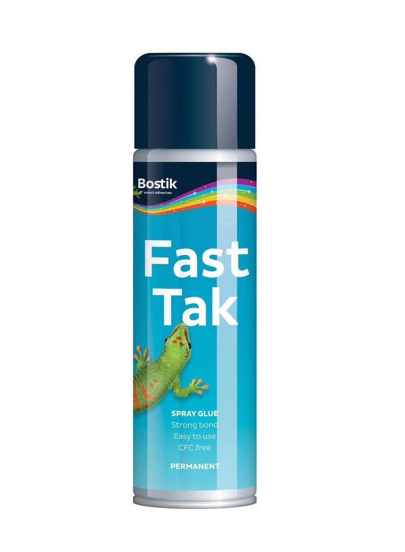 Bostik Fast Tak Permanent Adhesive Spray Glue 500ml Content - Image 1