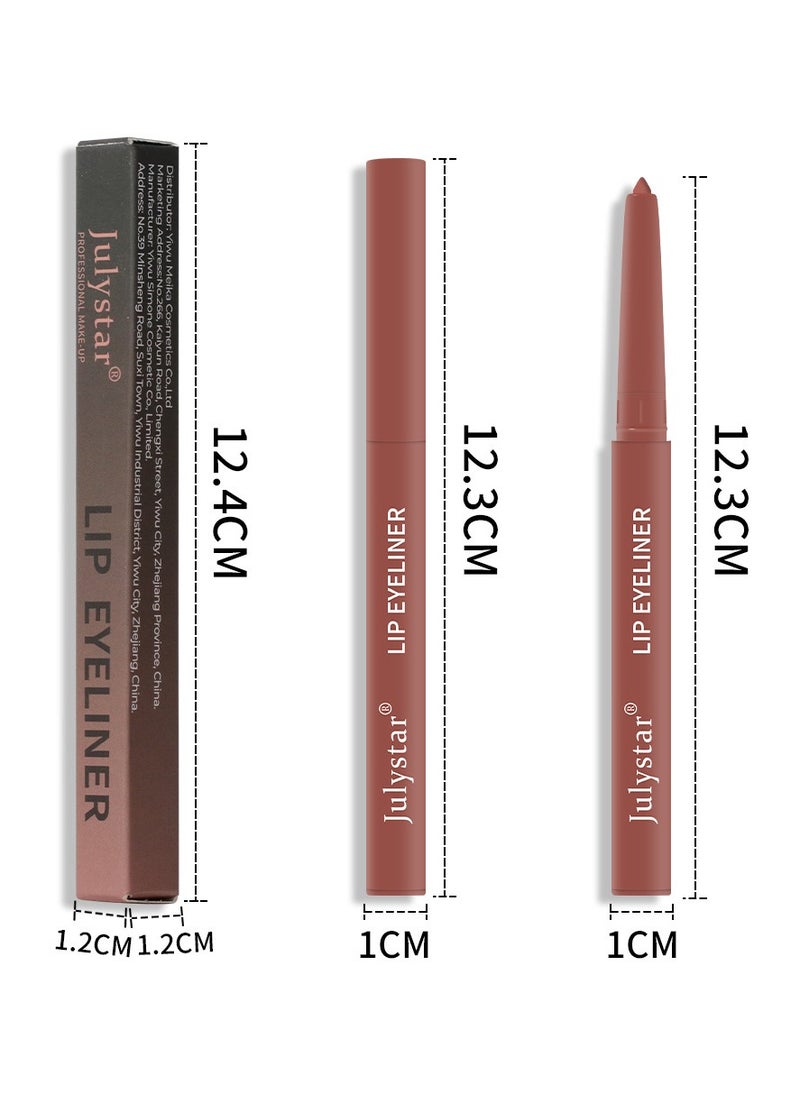 Julystar - Precision Matte Waterproof Lip Liner - Long-Lasting, Smudge-Proof Definition - Image 1